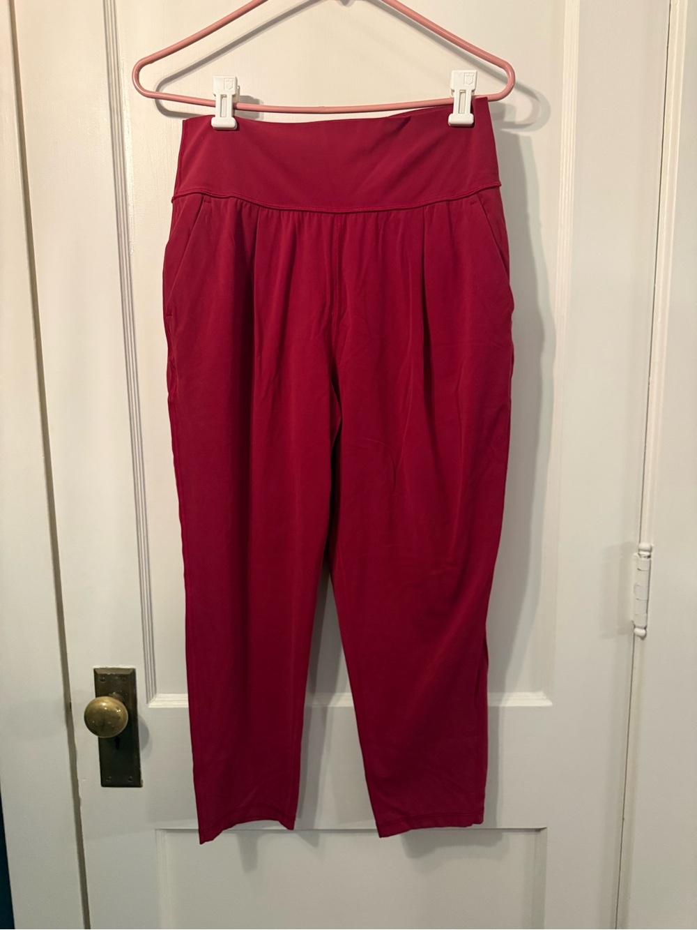 Athleta Women’s High-Waist Cropped Pants - Pink